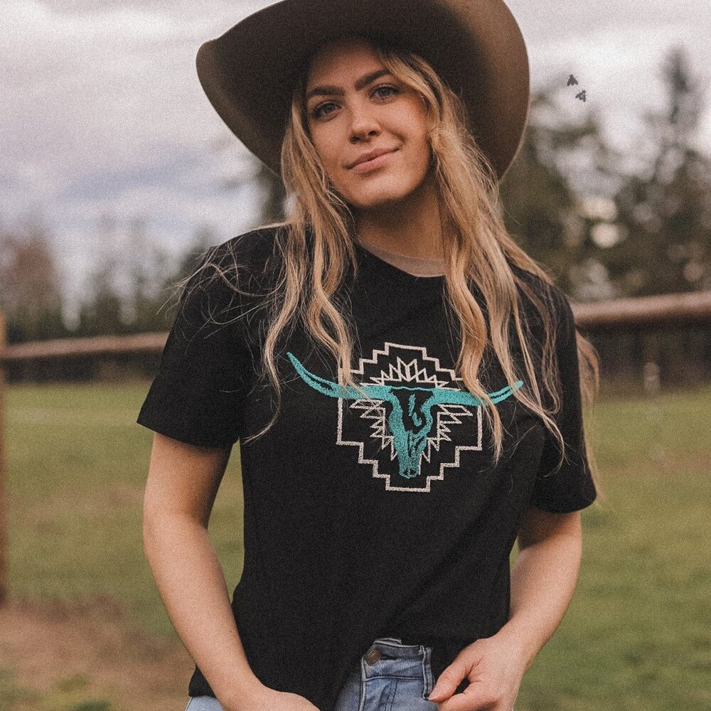 THE SANTA FE GRAPHIC TEE SHIRT DESIGNED BY 2FLYCO. NEW IN PACKAGE